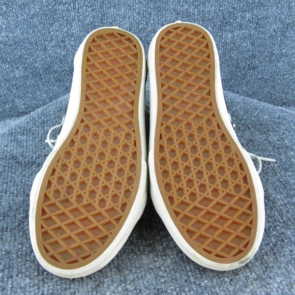 VANS Boys‎ Sneaker Shoes Athletic Black Leather Lace Up Size Y 2.5 Medium - Picture 8 of 8